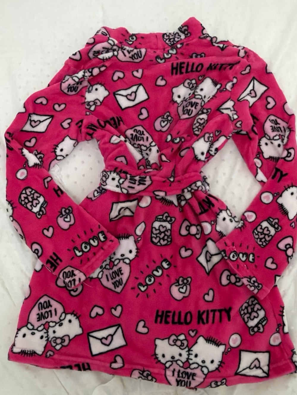 Hello Kitty Bright Pink Robe